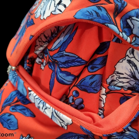 Tommy Hilfiger Orange Floral Jumpsuit - Picture 5 of 7